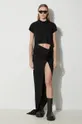 Rick Owens t-shirt in cotone Cropped Small Level T-Shirt nero