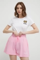 biały Moschino Underwear t-shirt Damski