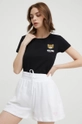 fekete Moschino Underwear t-shirt Női