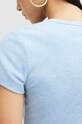 Одежда Хлопковая футболка AllSaints STEVIE TEE W102JA голубой