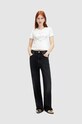 Хлопковая футболка AllSaints PERTA белый WG512Z