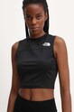 The North Face top z elastanem czarny NF0A826DJK31