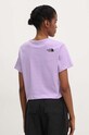 Îmbrăcăminte The North Face tricou din bumbac NF0A87NBQZI1 violet