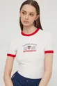 beżowy Tommy Jeans t-shirt Archive Games