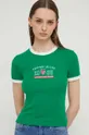 zielony Tommy Jeans t-shirt Archive Games