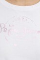 Pepe Jeans tricou din bumbac KELTSE PL505862 alb