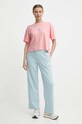 Picture tricou din amestec de in Hampy WTS483 roz SS24