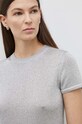 Theory t-shirt srebrny O0319716