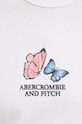 Abercrombie & Fitch tricou din bumbac KI157.4095.100 alb