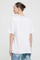 Oblačila Bombažna kratka majica Rotate 112309400 bela