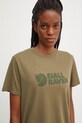Fjallraven t-shirt Fjällräven Logo Tee W zielony F87146.620