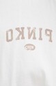 Памучна тениска Pinko 104257.A26S бежов
