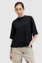 μαύρο Βαμβακερό μπλουζάκι AllSaints AMELIE TEE Γυναικεία