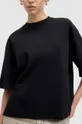 Βαμβακερό μπλουζάκι AllSaints AMELIE TEE μαύρο