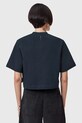 Хлопковая футболка AllSaints LOTTIE TEE тёмно-синий W132JA