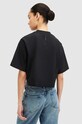 AllSaints t-shirt bawełniany LOTTIE TEE czarny W132JA