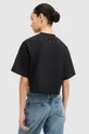 μαύρο Βαμβακερό μπλουζάκι AllSaints LOTTIE TEE