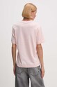 Odzież Lacoste t-shirt bawełniany TF7215 różowy