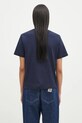 Îmbrăcăminte Lacoste tricou din bumbac TF7215 bleumarin