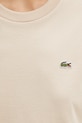 Lacoste t-shirt bawełniany beżowy TF7215