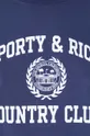 Хлопковая футболка Sporty & Rich Varsity Crest T Shirt