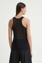 Îmbrăcăminte AERON top din amestec de in KISMET RSTO479489 negru