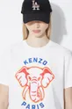 Памучна тениска Kenzo Elephant Loose T-Shirt Жіночий