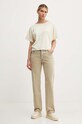 American Vintage t-shirt in cotone TEE-SHIRT MC COL BATEAU SOT02AE24 beige SS24