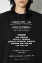 Fiorucci t-shirt bawełniany Invitation Print Oversized T-Shirt U01FPTSH107CJ01BK01 czarny