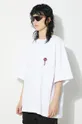 белый Хлопковая футболка Fiorucci Lollipop Patch Boxy T-Shirt