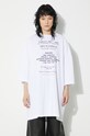 Îmbrăcăminte Fiorucci tricou din bumbac Invitation Print U01FPTSH107CJ01WH01 alb
