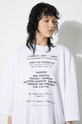 Fiorucci tricou din bumbac Invitation Print U01FPTSH107CJ01WH01 alb