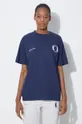 námořnická modř Bavlněné tričko Sporty & Rich Buoy T Shirt Dámský