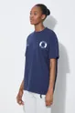 темно-синій Бавовняна футболка Sporty & Rich Buoy T Shirt