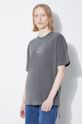 Pamučna majica KSUBI Stacked Oh G Ss Tee Charcoal siva WSP24TE006