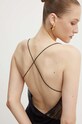 Шёлковый топ Custommade Yuliana чёрный 999312115