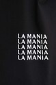 La Mania tricou din bumbac CAYLEE KROJ LUCY negru CAYLEEKROJLUCY