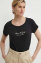 Bavlnené tričko Marc O'Polo čierna 404206751431