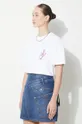 JW Anderson t-shirt in cotone Naturally Sweet Anchor T-Shirt Donna