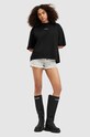 AllSaints tricou din bumbac DISC AMELIE TEE W082JA negru