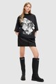 AllSaints tricou din bumbac PROWL AMELIE TEE W086JA negru
