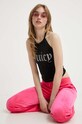 Juicy Couture top in velluto JCWC122002.101 nero SS24
