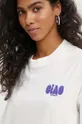 λευκό Βαμβακερό μπλουζάκι Marc O'Polo DENIM