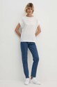 Sisley tricou din amestec de in 36QKL106H bej SS24