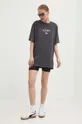 Хлопковая футболка Roxy SWEETER SUN серый