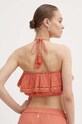 Ρούχα Βαμβακερό τοπ Roxy GOLDEN TROPICS ERJWT03628 πορτοκαλί
