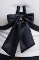 Elisabetta Franchi t-shirt bawełniany biały TO01542E2.NORBLIN