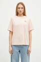 Maison Kitsuné cotton t-shirt Bold Fox Head Patch Comfort relaxed orange MW00127KJ0119