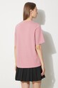 Clothing Maison Kitsuné cotton t-shirt Bold Fox Head Patch Comfort MW00127KJ0119 pink