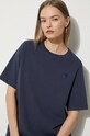 Maison Kitsuné cotton t-shirt Bold Fox Head Patch Comfort MW00127KJ0119 navy